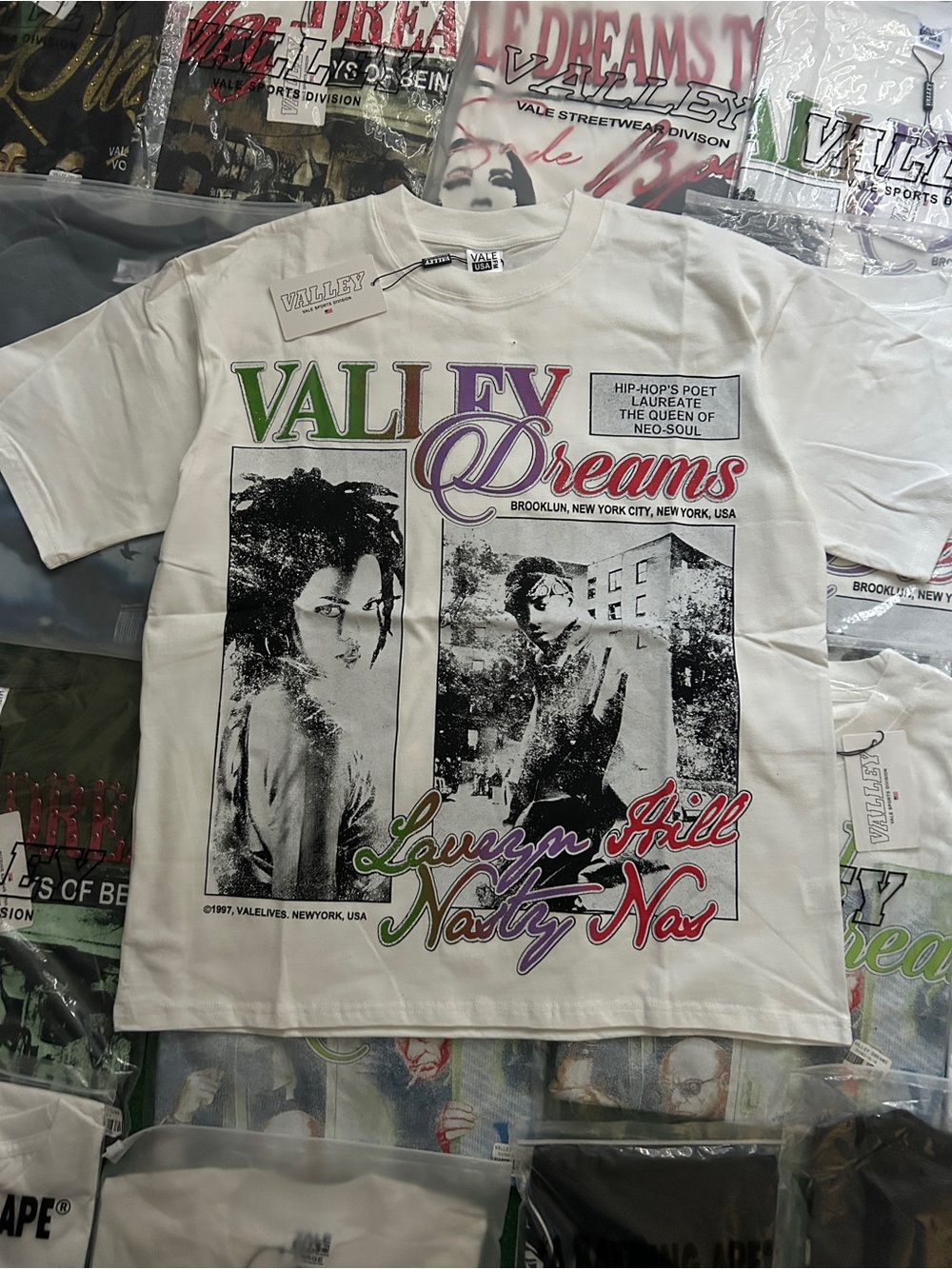 Valley Dreams White Graphic Tee by - Retro Photo Print